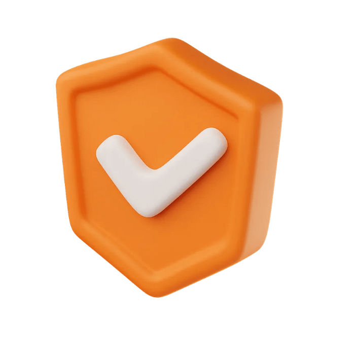 리필 및 안전 구매를 상징하는 방패 이모티콘 이미지