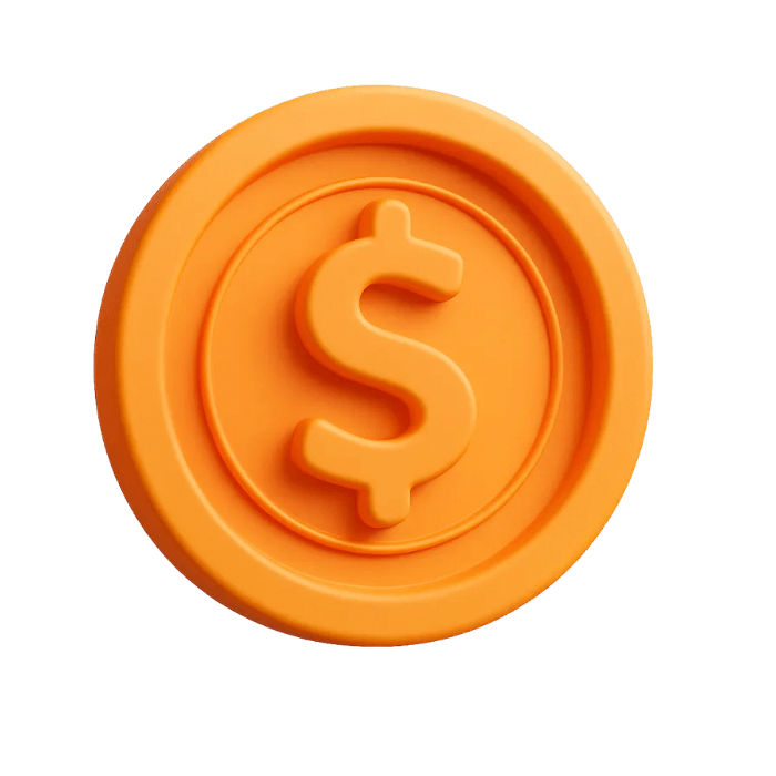 환불을 의미하는 동전 일러스트 이미지