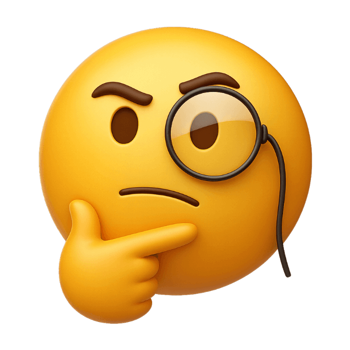 생각하는 이모티콘 이미지